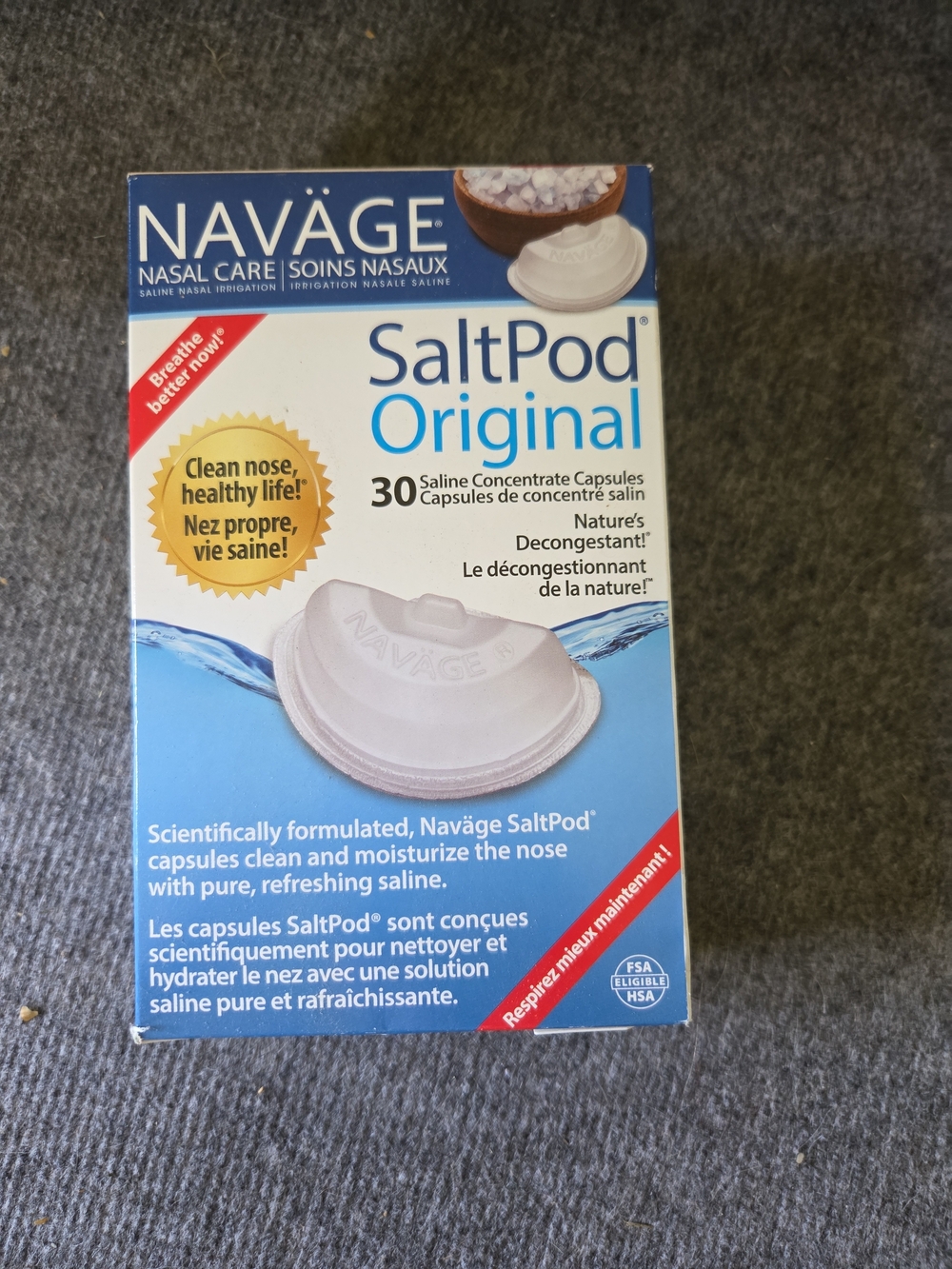 SaltPod Original Saline Capsules – Blue